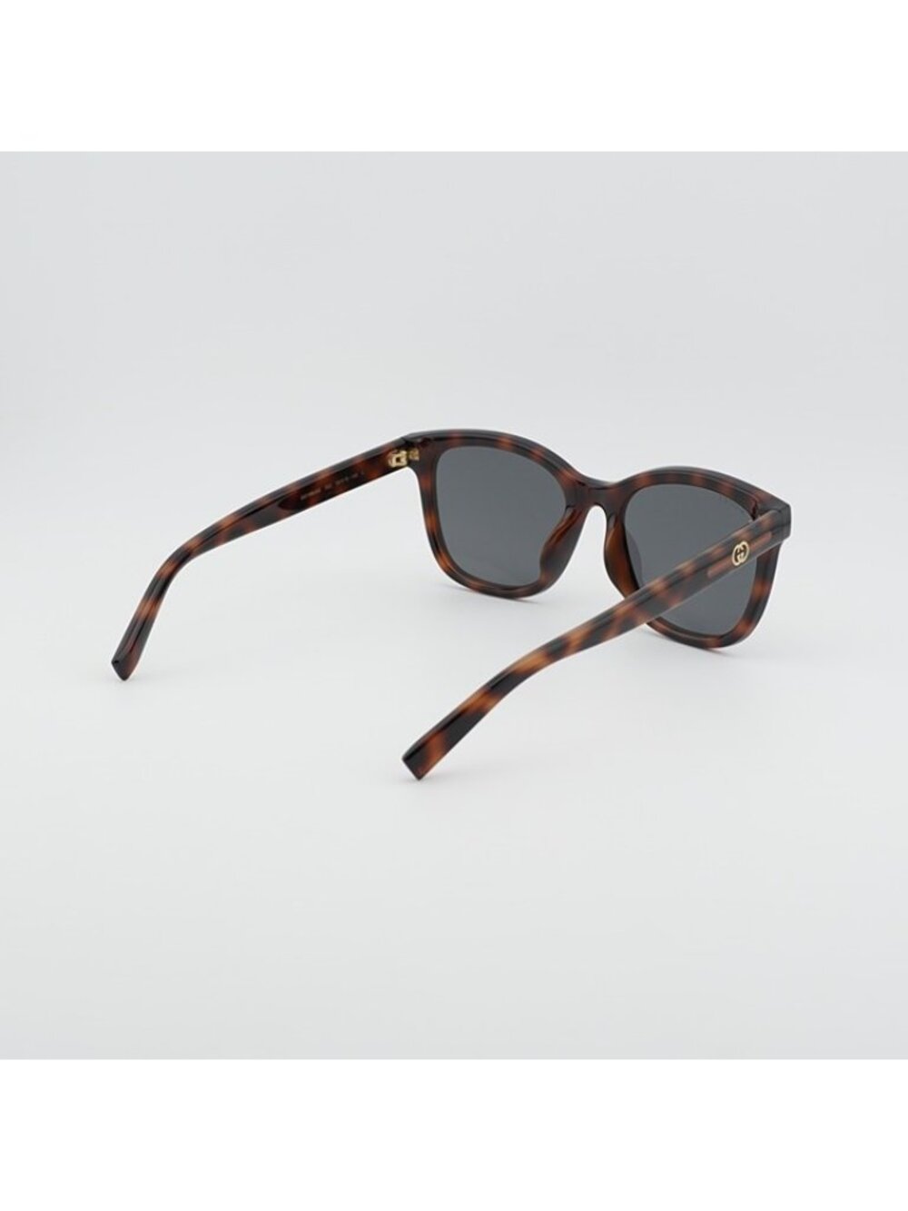 Gucci GG1984SK 002 Unisex Sunglasses Havana Square Frame, Blue Lenses - Picture 4 of 10